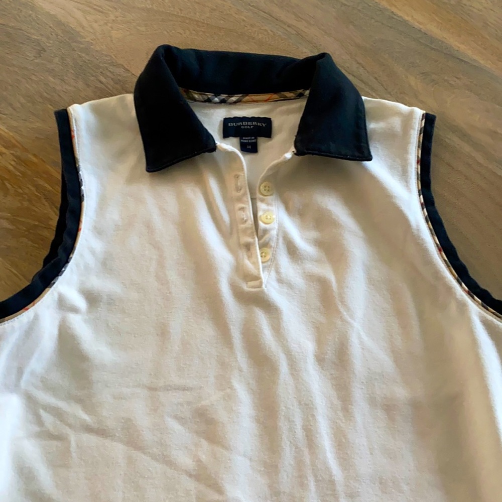 Burberry women’s sleeveless polo